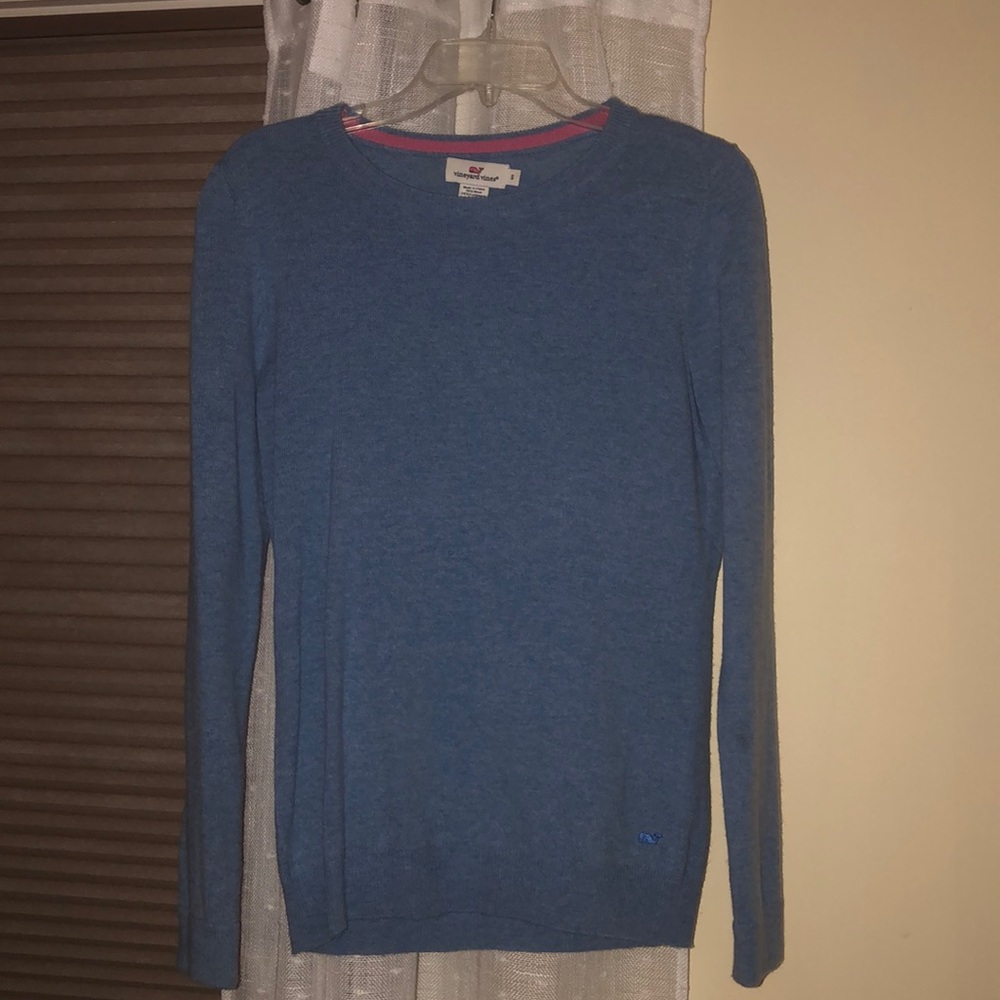 Vineyard Vines Cashmere Sweater, Light Blue